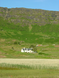The Tophouse and the Cleadale Cliffs